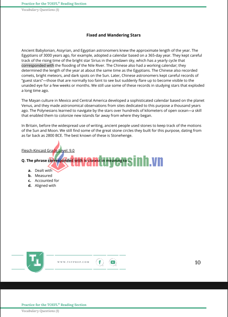 Tài liệu 100+ TOEFL Reading Practice Questions PDF tải FREE