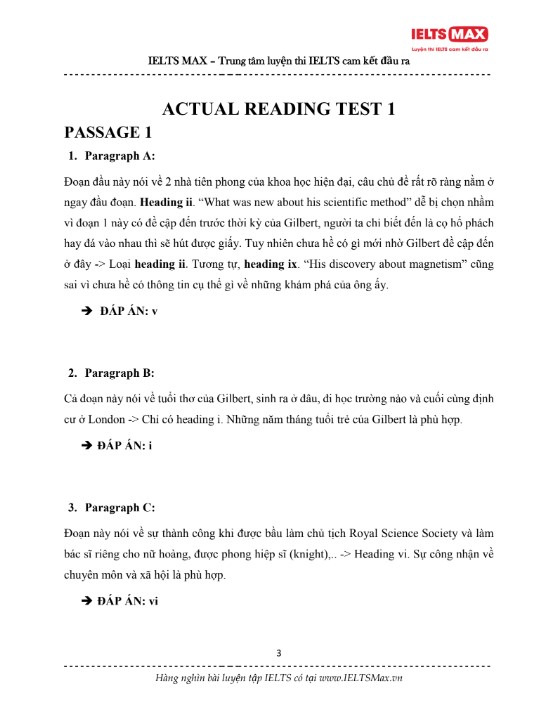 Tài liệu IELTS Reading test có đáp án recent actual PDF tải FREE 5 Tài liệu IELTS Reading test có đáp án recent actual PDF tải FREE