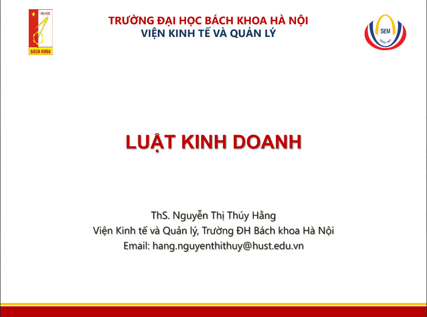 Tài liệu Luật Kinh Doanh PDF tải FREE 6 Tài liệu Luật Kinh Doanh PDF tải FREE