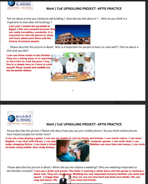 Tài liệu Luyện thi APTIS Practice Part 1 có đáp án PDF tải FREE – Tư ...