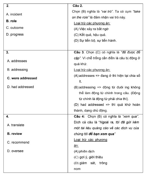 Tài liệu giải 100 câu hỏi thi Toeic Part 6 PDF tải MIỄN PHÍ