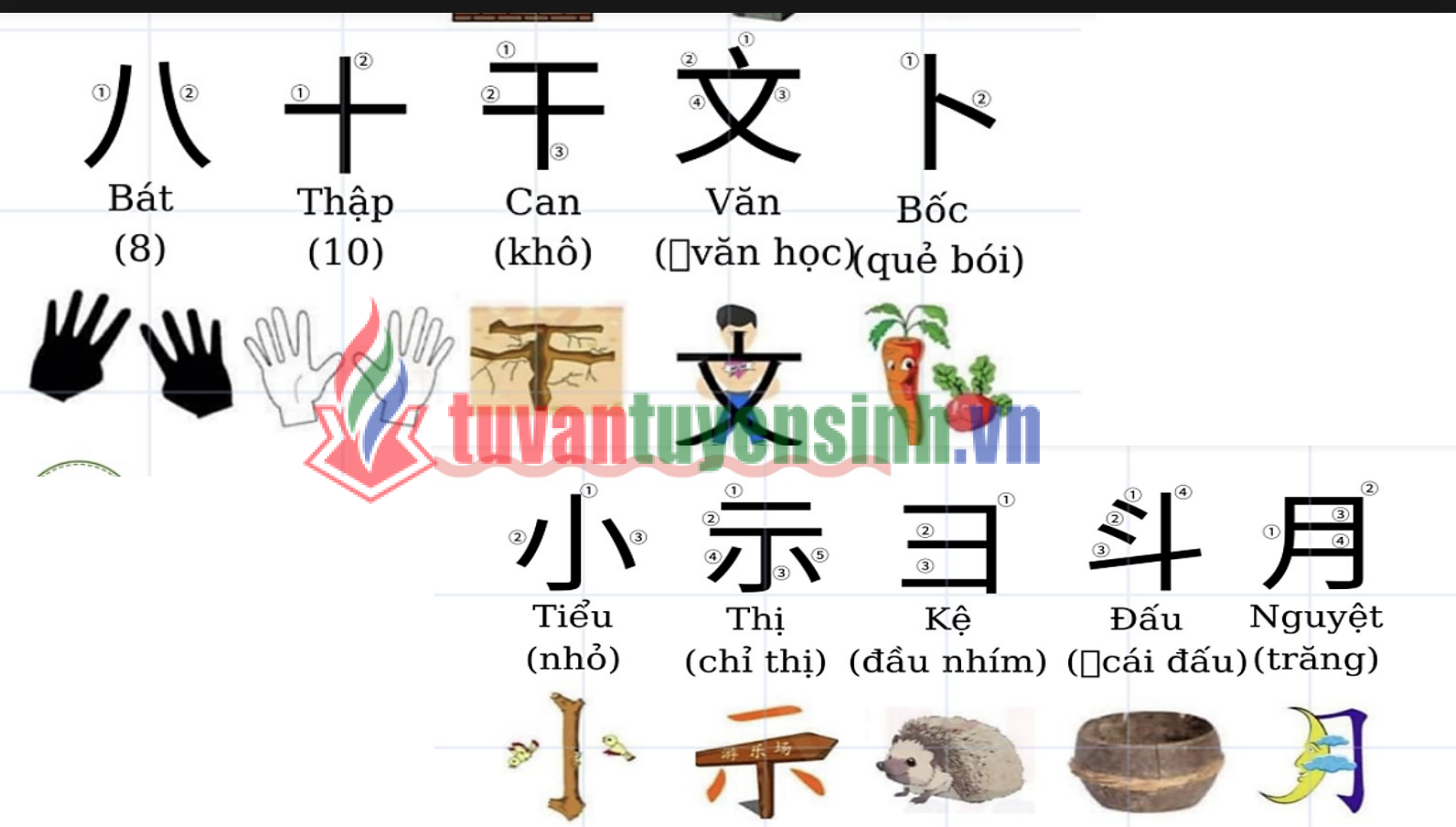 Tài liệu học 214 Bộ Thủ thường gặp tiếng Trung PDF tải FREE3