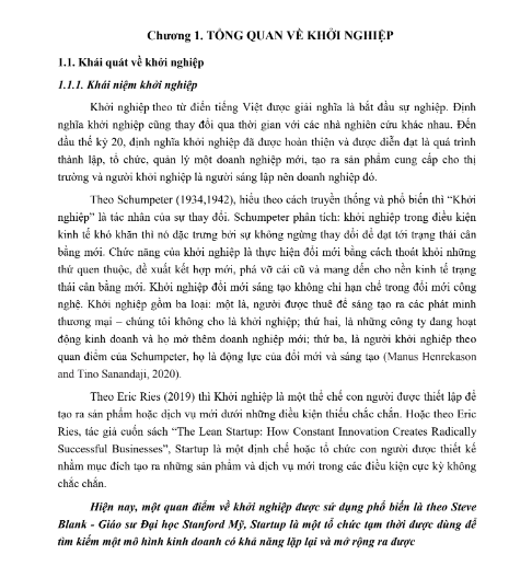 Tài liệu học tập Khởi Nghiệp PDF