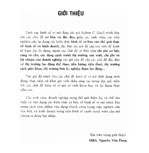 Tải sách Kinh Tế Vĩ Mô PDF