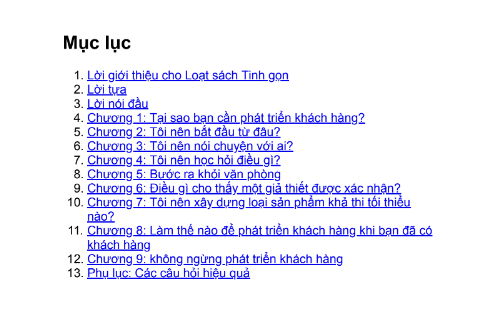 Tải sách Phát Triển Khách Hàng Tinh Gọn PDF