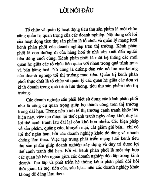 Tải sách Quản Trị Kênh Phân Phối PDF