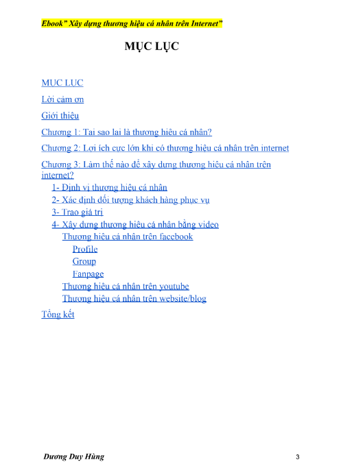 Tải sách Xây Dựng Thương Hiệu Cá Nhân Trên Internet PDF