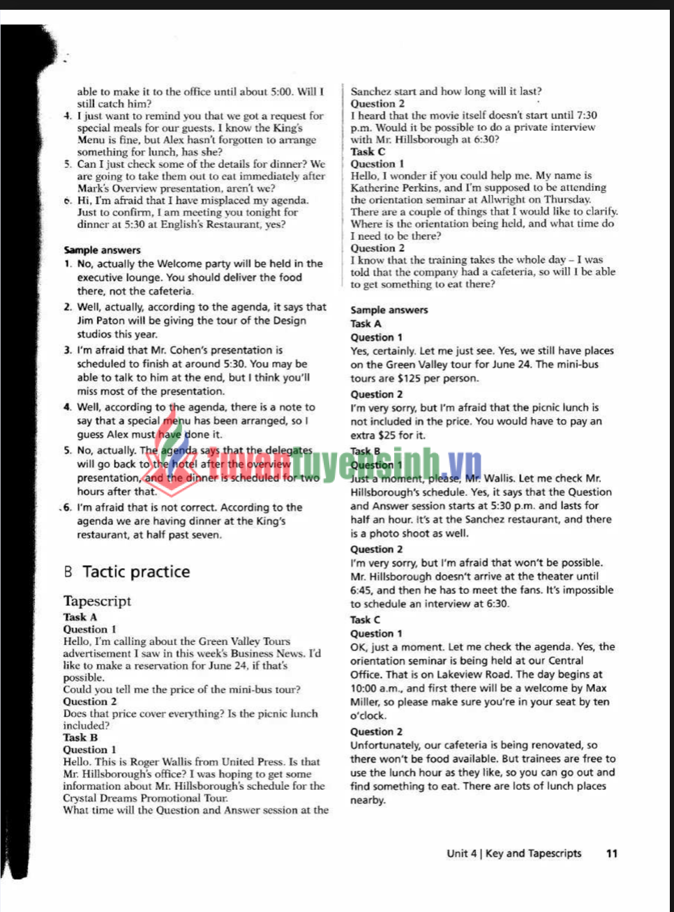 Tải FREE sách Tactics for TOEIC Speaking & Writing Tests PDF 20 Viết toàn bộ nội dung trong các hình ra cho tôi, không cần phải nói hình bao nhiêu, phải viết đầy đủ nội dung trong các hình chứ không làm gì thêm 5