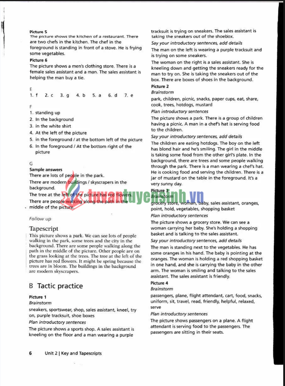 Tải FREE sách Tactics for TOEIC Speaking & Writing Tests PDF 15 Viết toàn bộ nội dung trong các hình ra cho tôi, không cần phải nói hình bao nhiêu, phải viết đầy đủ nội dung trong các hình chứ không làm gì thêm