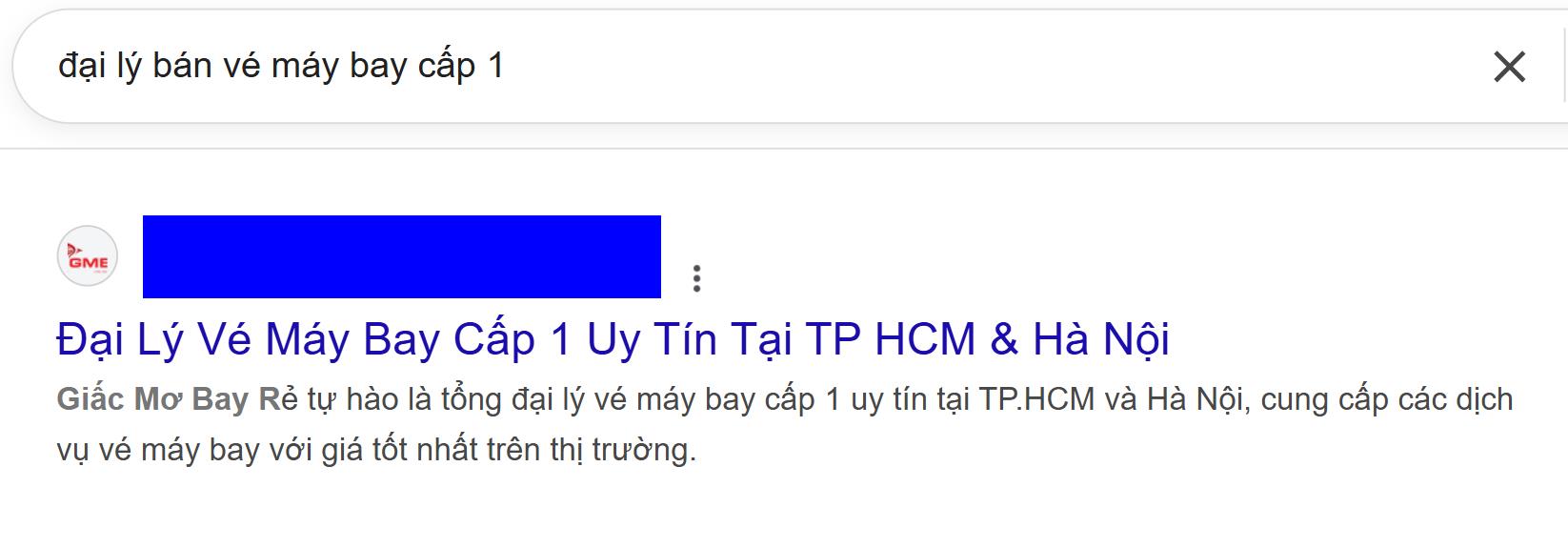 đại lý bán vé máy bay cấp 1