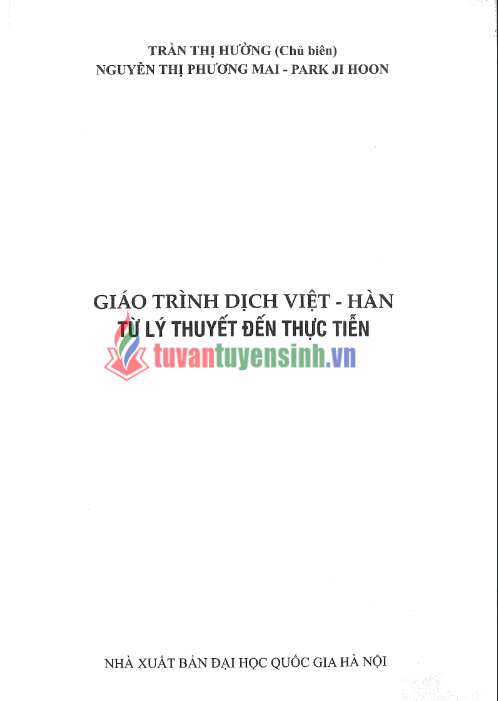 Giáo Trình Dịch Việt - Hàn PDF tải FREE - Từ Lí Thuyết Đến Thực Tiễn