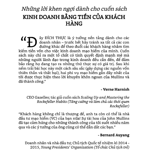 Sách Kinh Doanh Bằng Tiền Của Khách Hàng PDF tải FREE 6 Sách Kinh Doanh Bằng Tiền Của Khách Hàng PDF tải FREE