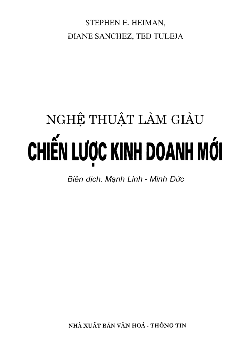 Sách Nghệ Thuật Làm Giàu Chiến Lược Kinh Doanh Mới PDF tải FREE