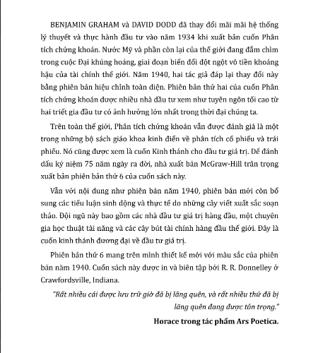 Sách Phân Tích Chứng Khoán PDF tải FREE