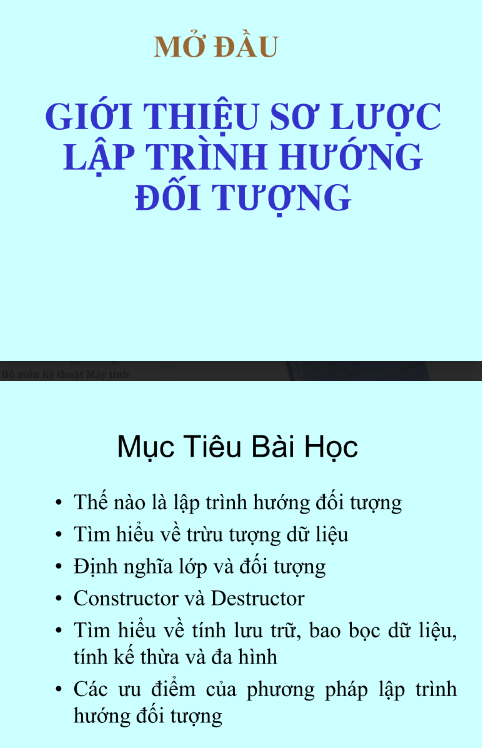 Tải FREE Bài Giảng Môn Học Lập Trình Java PDF Tác Giả Mai Văn Hà