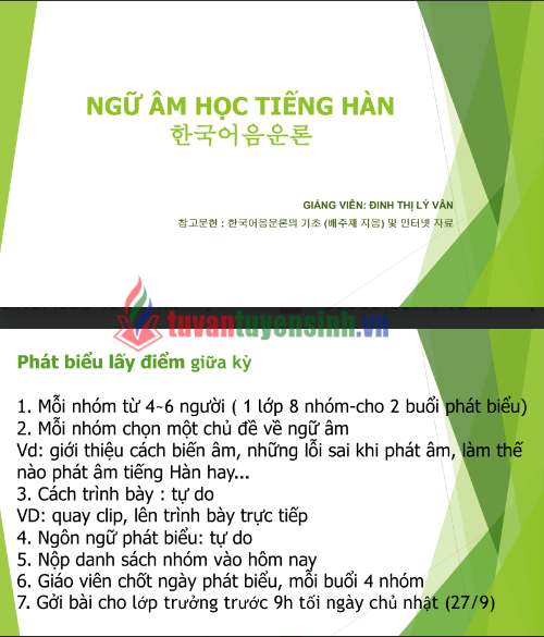 Tài FREE Bài Giảng Ngữ Âm Học Tiếng Hàn PDF