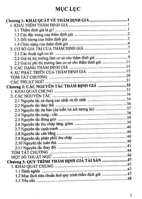 Tải FREE Giáo Trình Nguyên Lý Và Tiêu Chuẩn Thẩm Định Giá - NEU PDF