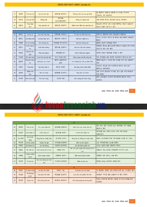 Tải FREE Giáo Trình Ôn TOPIK Tổng Hợp PDF 6 Tải FREE Giáo Trình Ôn TOPIK Tổng Hợp PDF