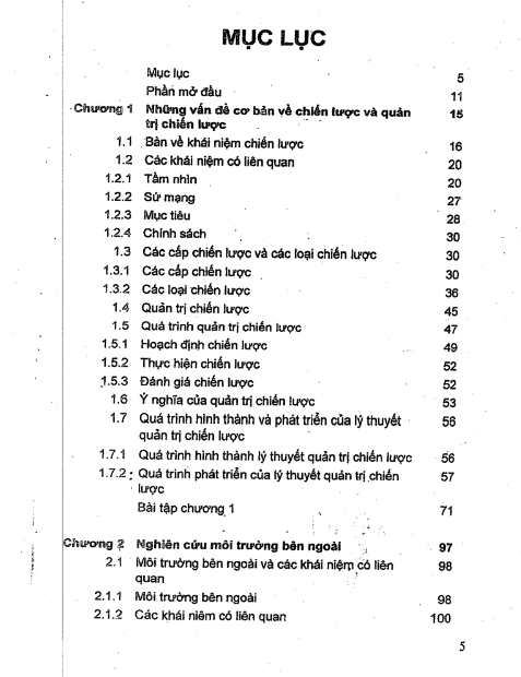 Tải FREE Giáo Trình Quản Trị Chiến Lược PDF