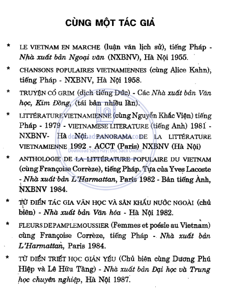 Tải FREE Sổ Tay Người Dùng Tiếng Pháp PDF có tiếng Việt