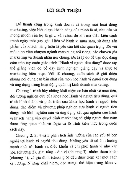 Tải FREE giáo trình Hành Vi Người Tiêu Dùng PDF - Đại học Kinh Tế Quốc Dân 6 Tải FREE giáo trình Hành Vi Người Tiêu Dùng PDF - Đại học Kinh Tế Quốc Dân