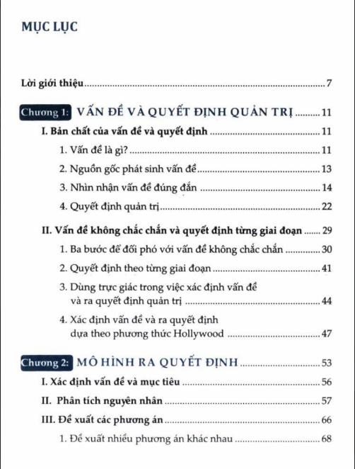 Tải FREE giáo trình Ra Quyết Định Quản Trị VNU PDF - Đại học Quốc Gia Hà Nội