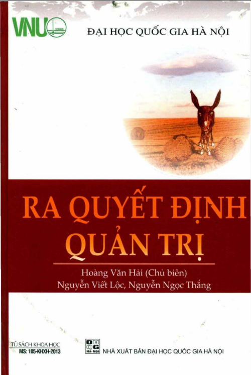 Tải FREE giáo trình Ra Quyết Định Quản Trị VNU PDF - Đại học Quốc Gia Hà Nội