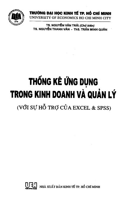 Tải FREE giáo trình Thống Kê Ứng Dụng Trong Kinh Doanh Và Quản Lý PDF