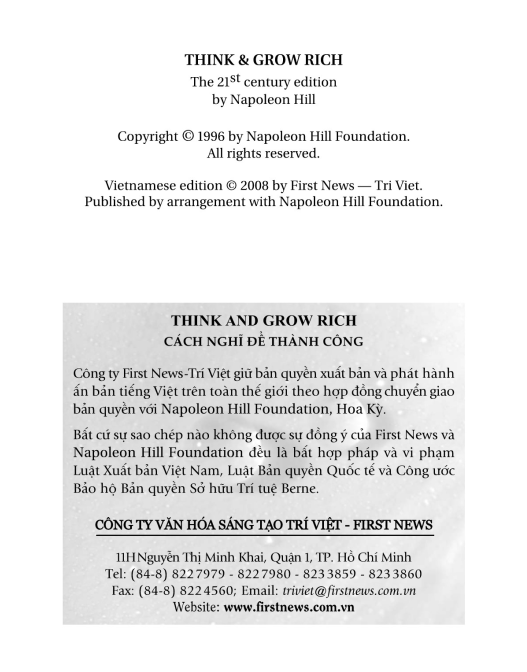 Tải FREE sách Cách Nghĩ Để Thành Công PDF