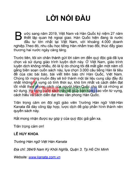 Tải FREE sách Luyện Dịch Song Ngữ Hàn - Việt PDF - Qua 3000 Tiêu Đề Báo Chí