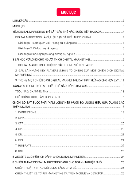 Tải FREE sách Nhập Môn Digital Marketing PDF