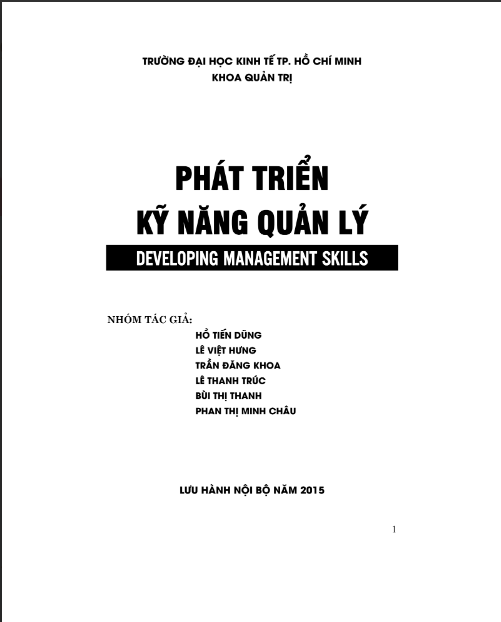 Tải FREE sách Phát Triển Kỹ Năng Quản Lý PDF
