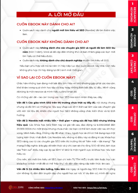 Tải FREE sách Quy Trình SEO 7 - Bước Những Điều Nên Biết Trước Khi Làm Nghề PDF