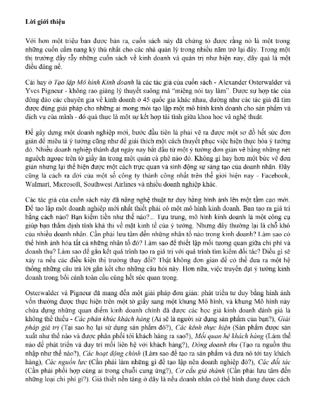 Tải FREE sách Tạo Lập Mô Hình Kinh Doanh PDF 7 Tải FREE sách Tạo Lập Mô Hình Kinh Doanh PDF