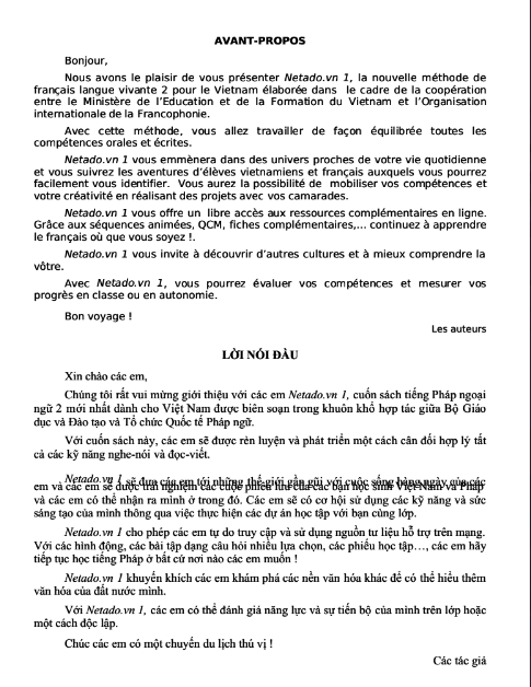 Tải FREE sách Tiếng Pháp Ngoại Ngữ 2 PDF - Sách Học Sinh Netado.vn1 6 Tải FREE sách Tiếng Pháp Ngoại Ngữ 2 PDF - Sách Học Sinh Netado.vn1