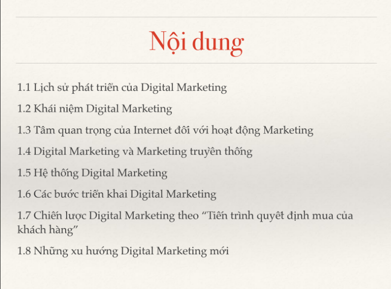 Tải FREE tài liệu Digital Marketing - Bài 1 Tổng quan về Digital Marketing PDF