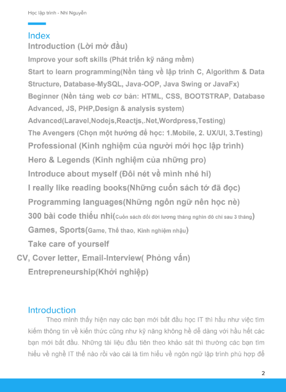 Tải FREE tài liệu Học Lập Trình Từ Con Số 0 PDF