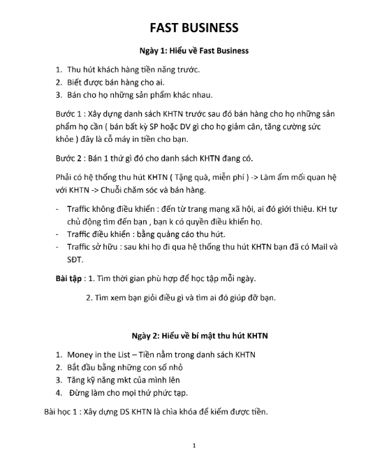 Tải FREE tài liệu Kinh Doanh Nhanh PDF 8 Tải FREE tài liệu Kinh Doanh Nhanh PDF