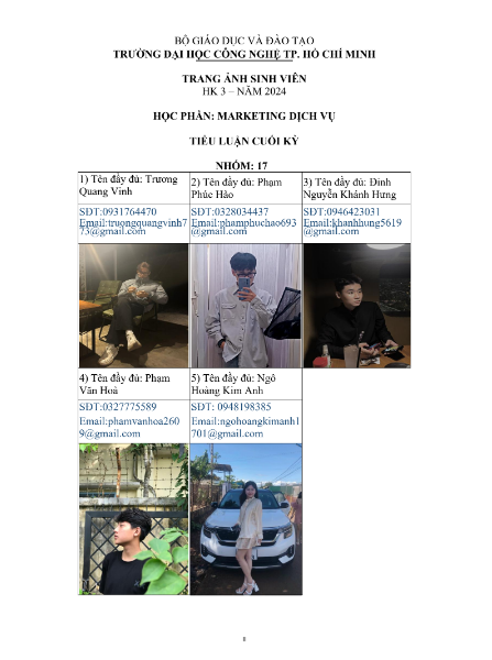 Tải FREE tài liệu Marketing Dịch Vụ PDF - Đại học Công Nghệ 7 Tải FREE tài liệu Marketing Dịch Vụ PDF - Đại học Công Nghệ