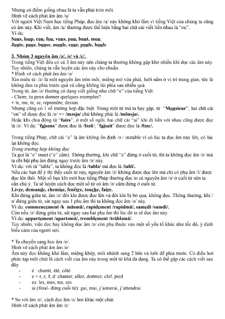 Tài liệu Luyện Phát Âm Tiếng Pháp VTV2 tải FREE PDF