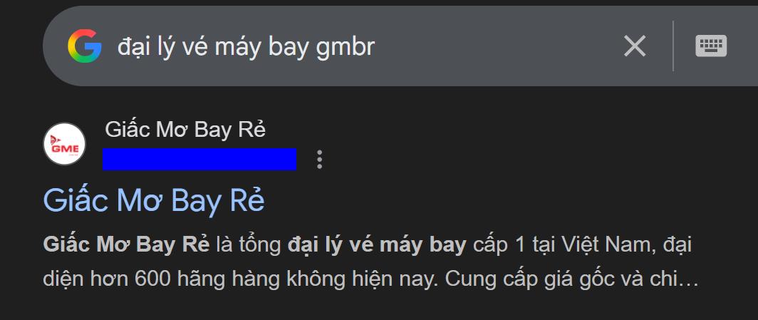 đại lý vé máy bay gmbr