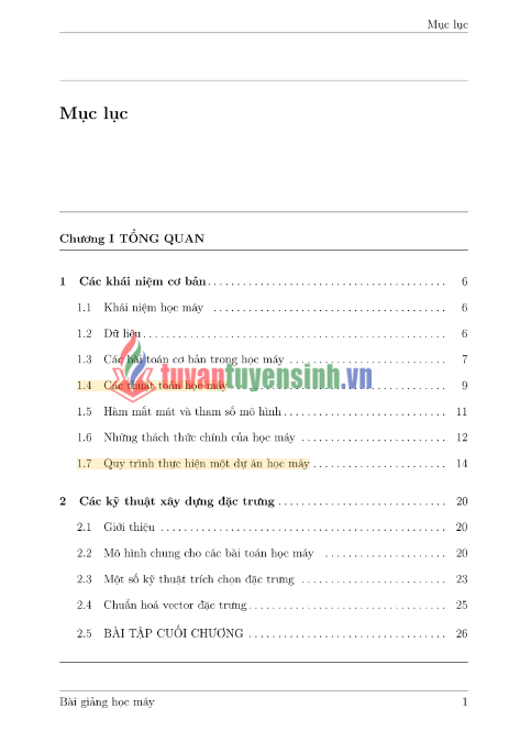 Tải FREE Bài Giảng Học Máy Đại Học Công Nghệ Thông Tin PDF 7 Tải FREE Bài Giảng Học Máy Đại Học Công Nghệ Thông Tin PDF