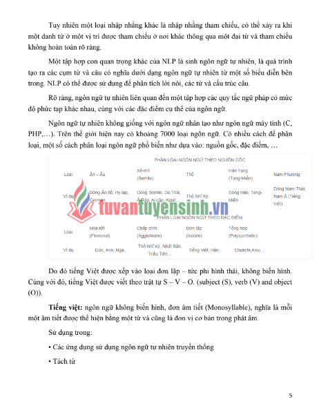 Tải FREE Bài Giảng Môn Học Xử Lý Ngôn Ngữ Tự Nhiên PDF - Đại học Công Nghệ Thông Tin Và Truyền Thông 7 Tải FREE Bài Giảng Môn Học Xử Lý Ngôn Ngữ Tự Nhiên PDF - Đại học Công Nghệ Thông Tin Và Truyền Thông