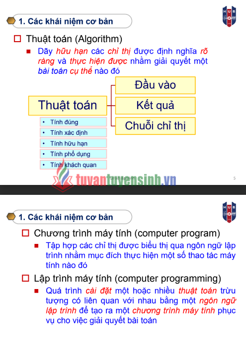 Tải FREE Bài Giảng PDF Tổng Quan Về Lập Trình Và Ngôn Ngữ Lập Trình