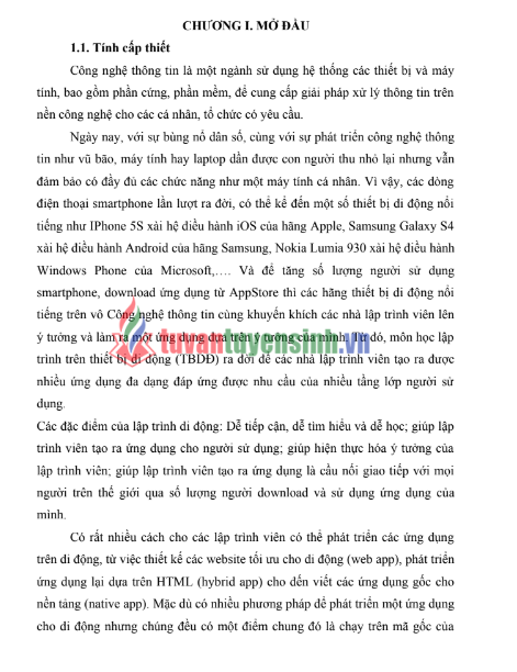 Tải FREE PDF Bài Tập Lớn Thiết Kế, Xây Dựng App Mở Camera Và Chụp Ảnh Trên Hệ Điều Hàng Android