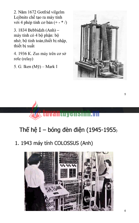 Tải FREE bài giảng Kiến Trúc Máy Tính PDF - Đại học Công Nghệ Thông Tin