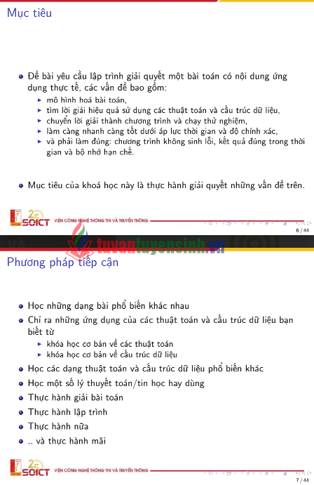 Tải FREE bài giảng Thuật Toán Ứng Dụng PDF - Đại học Bách Khoa Hà Nội