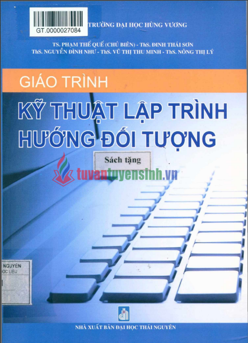 Tải FREE giáo trình Kỹ Thuật Lập Trình Hướng Đối Tượng PDF - Đại học Hùng Vương