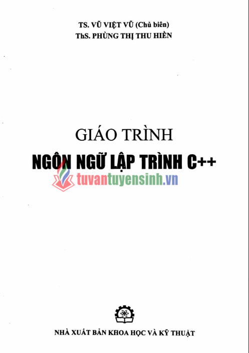 Tải FREE giáo trình Ngôn Ngữ Lập Trình C++ PDF