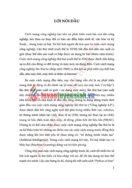 Tải FREE giáo trình Python Cơ Bản PDF 6 Tải FREE giáo trình Python Cơ Bản PDF